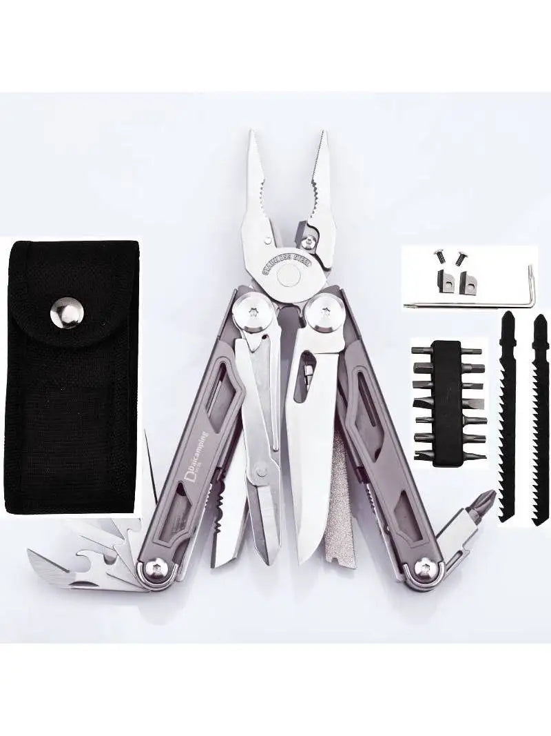 Dai camping DL30 Replaceable Part Hand Multi Tool Sets Cutter Multitools Survival Pliers Multifunctional Folding Knife