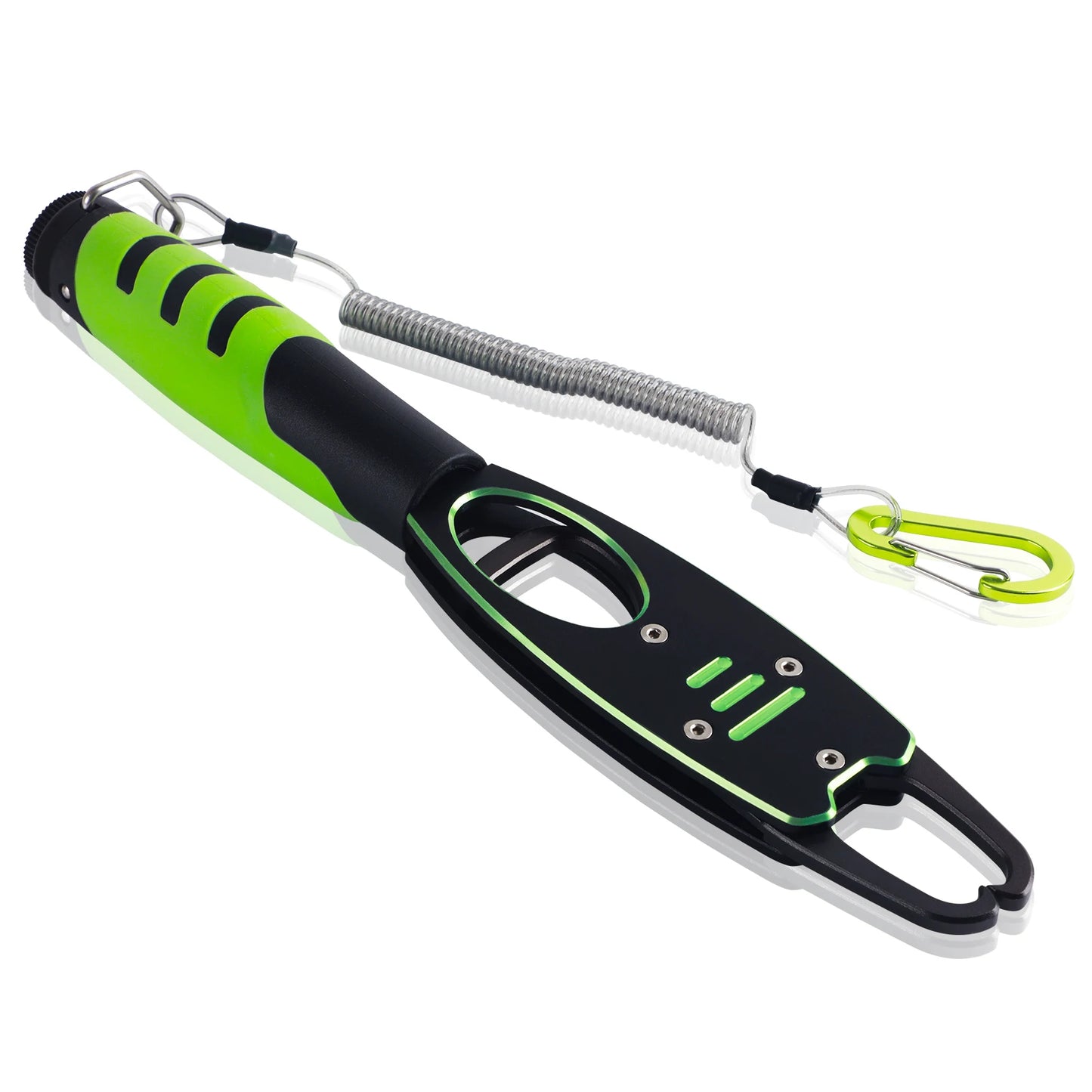 Fish Lip Gripper with Scale 2 in 1 Aluminum Alloy Fish Lip Grabber Professional Tool Kit for Men