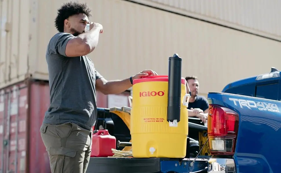 Igloo Cooler Water Beverage Dispenser, 10 Gallon Water Cooler,Insulated Drink Dispenser with Spout,Portable Handwashing Stations