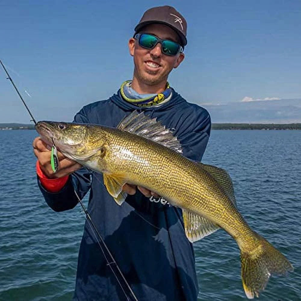 Neon Green Spoon Lure 1 oz Fishing Medium Heavy Spinning Baitcasting Trolling