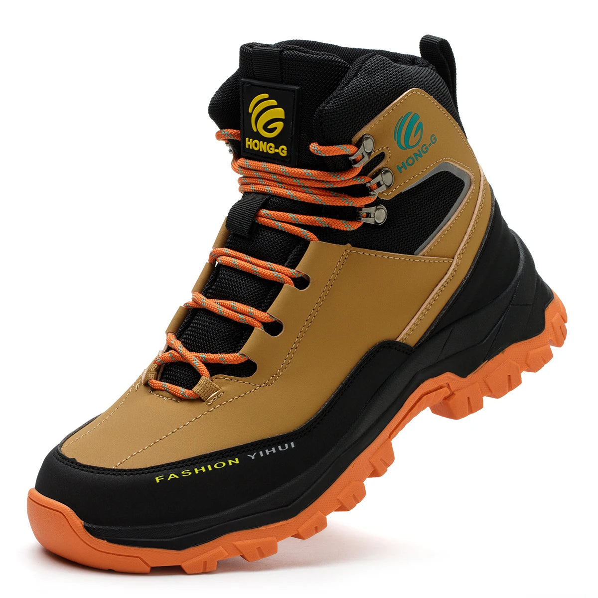 Safety Steel Toe Boots for Men Slip Resistant