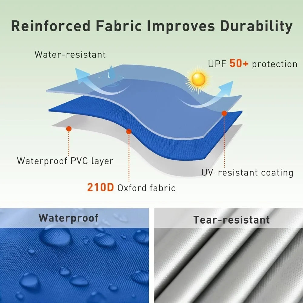 10x10 Pop Up Canopy Tent Portable Outdoor Canopy One-Person Setup UV-Resistant & Waterproof Easy Up Canopy with Guy lines Stakes