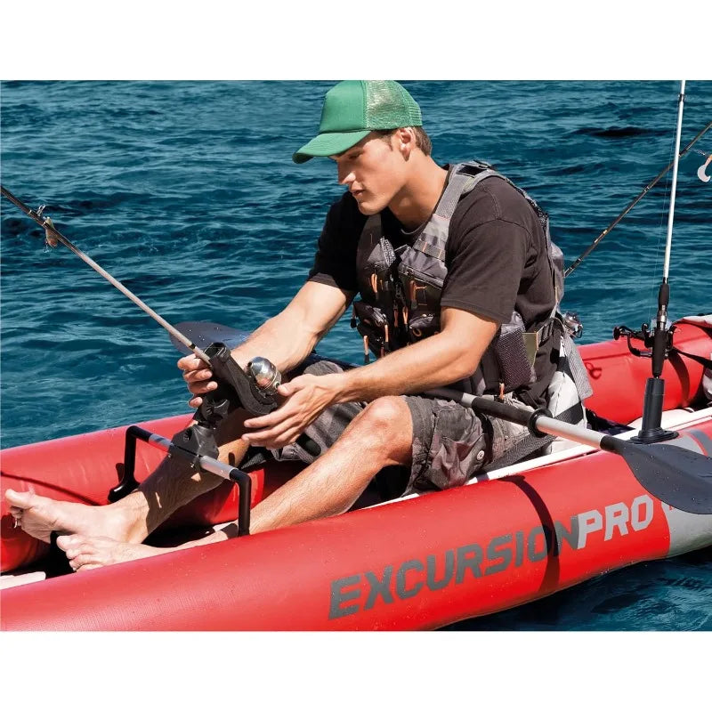 Pro K2 Inflatable Kayak
Deluxe 86" Kayak Paddles & High-Output Pump, Super Tough PVC,2-Person