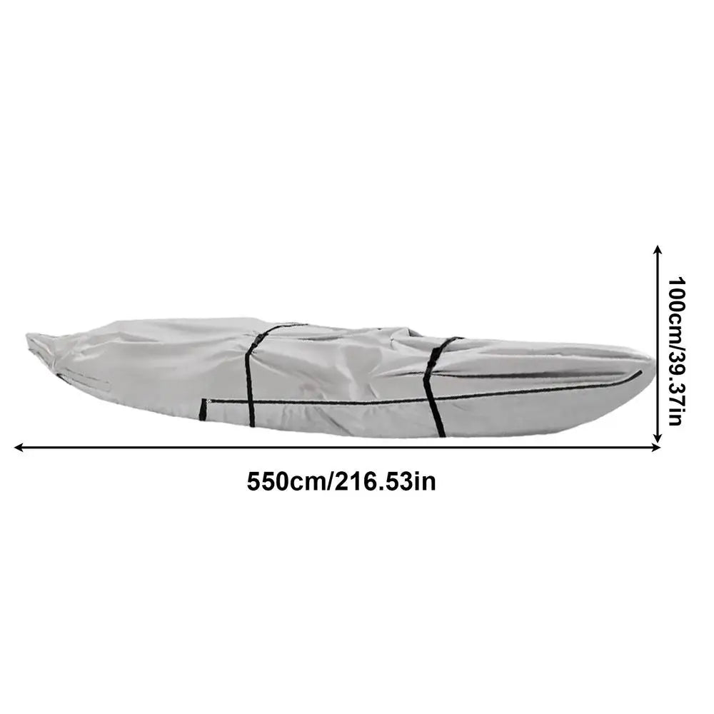 Kayak Cover With Zipper Canoe For Storage Kayak Boat Organization Cover Heavy Duty Oxford Cloth Sun