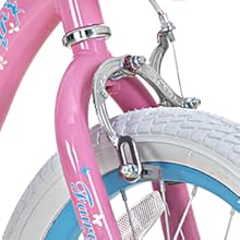 JOYSTAR Fairy Girls Bike for 2-9 Years Old Toddlers and Kids with Training Wheels, Handbrake and Basket,
