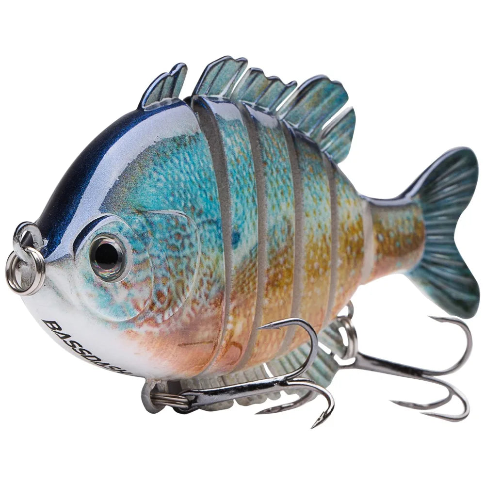 Bluegill Swimbaits Topwater Hard Bass Fishing Crank Lure 24g/8.8cm, 4 Colors