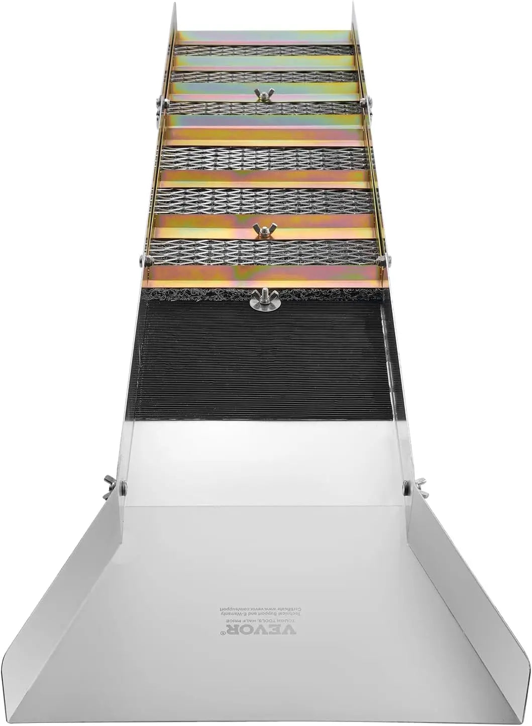 Complete Sluice Box Gold Panning Kit,50" Folding Aluminum Gold Mining Equipment, 23 PCS Gold Prospecting Kit