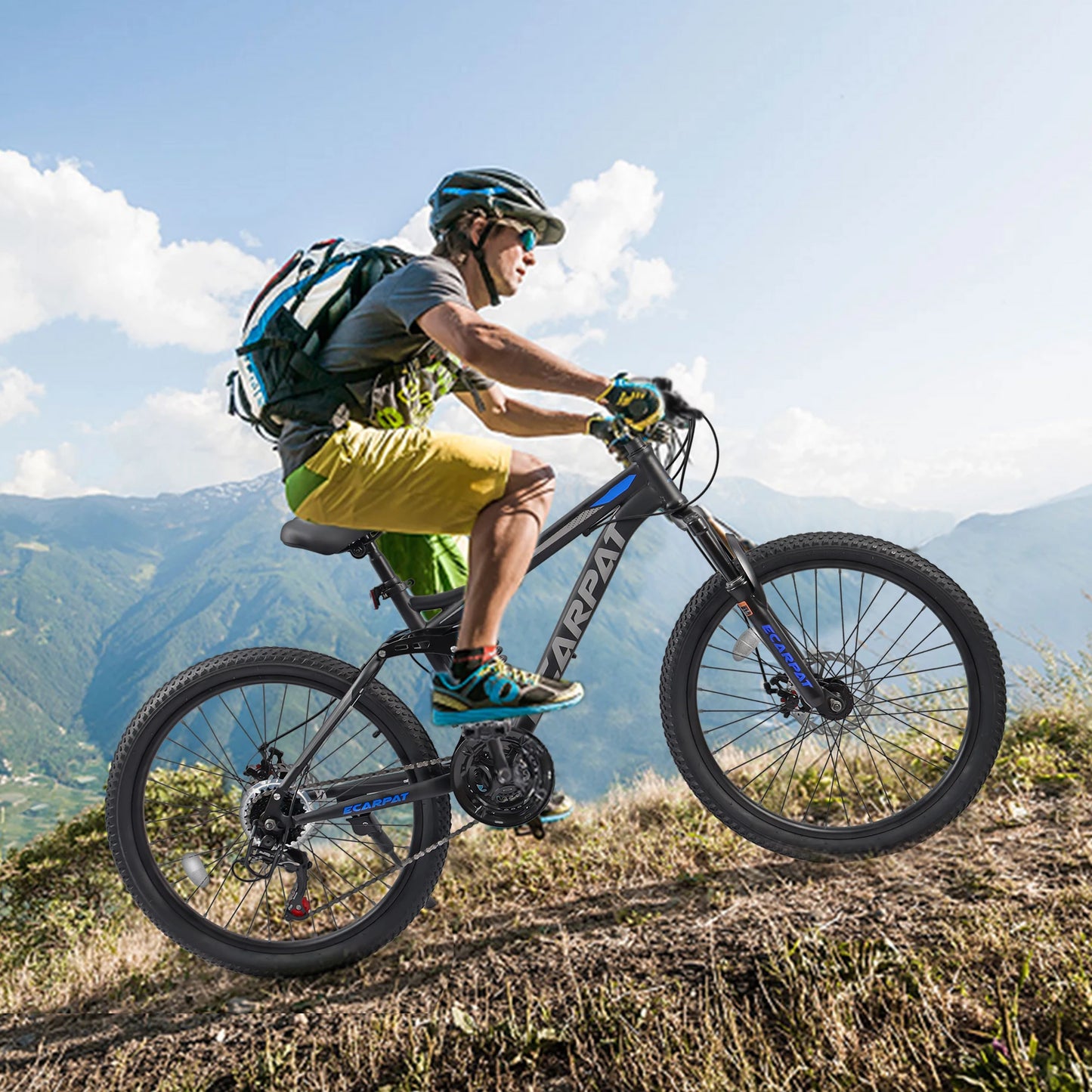 Mountain Bike 24/26/27.5 Inch, Men Women Teenagers  Mountain Bike, 21-Speed Disc Bicycles