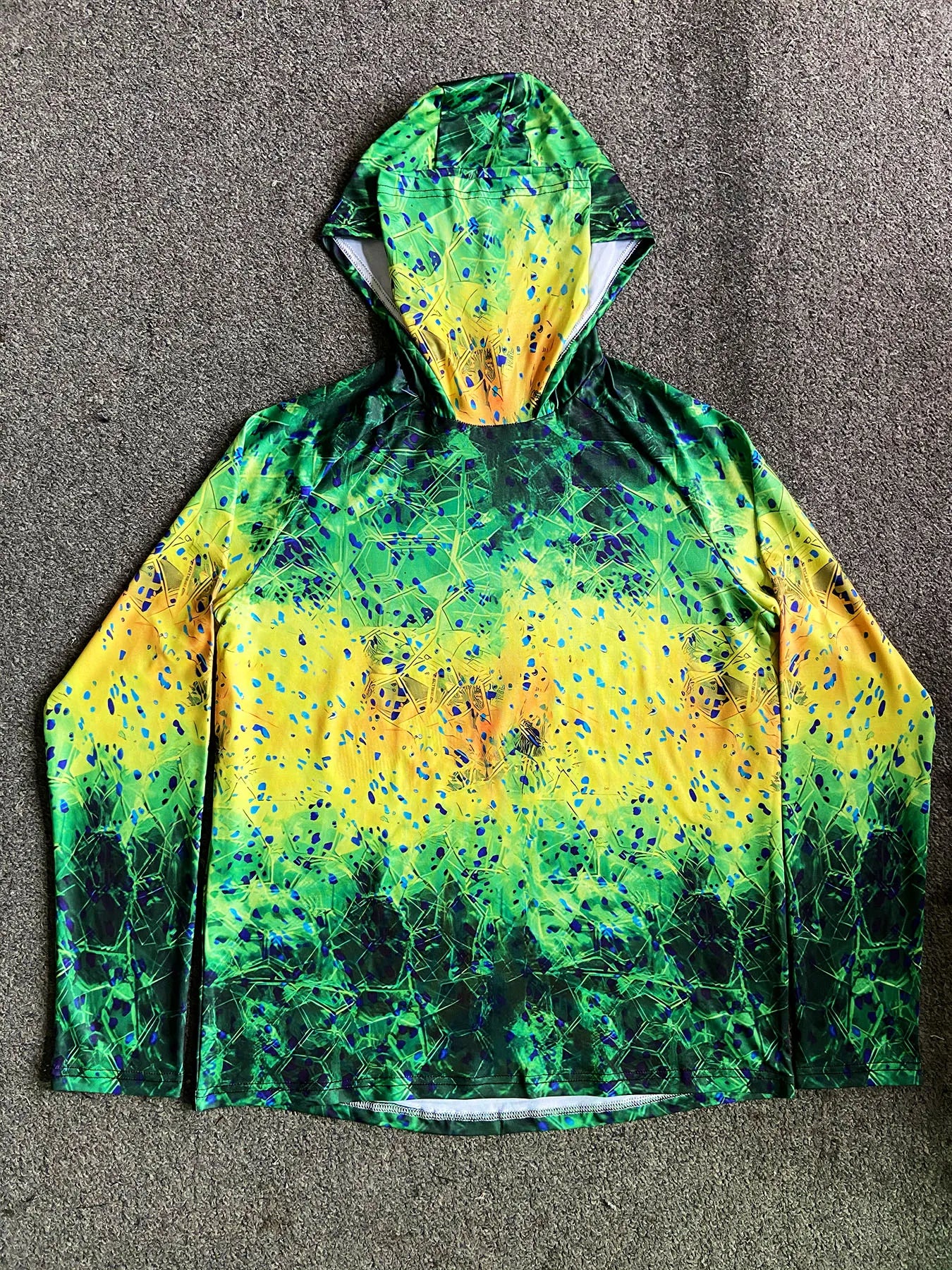 Fishing Hoodie Sailing Shirt Men Long Sleeve Sun Protection