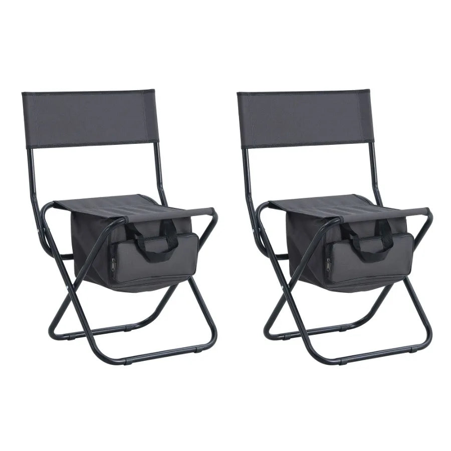 2piece Folding Outdoor Chair with Storage Bag