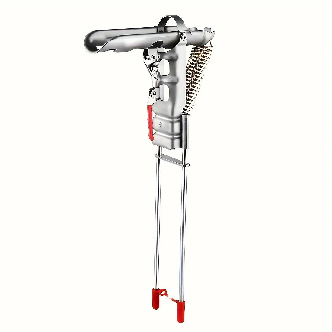 Automatic Spring Fishing Rod Holder, Adjustable Folding Stainless Steel, Ideal for Hands-Free Ground Fishing