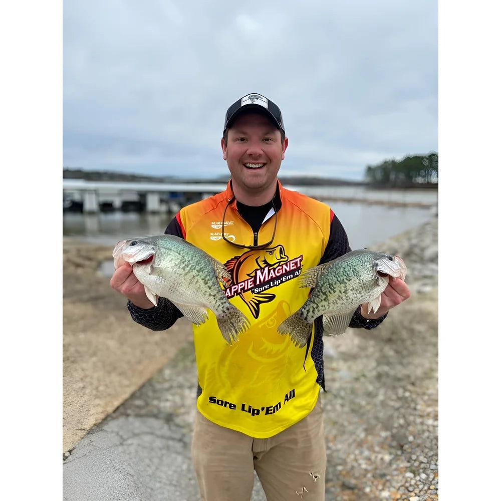 Neon Softbait Kit 85pc with 7 Colors Split-Tail Grubs Shad-