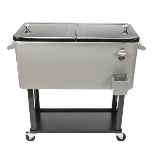 80 QT Iron Spray Cooler with Shelf