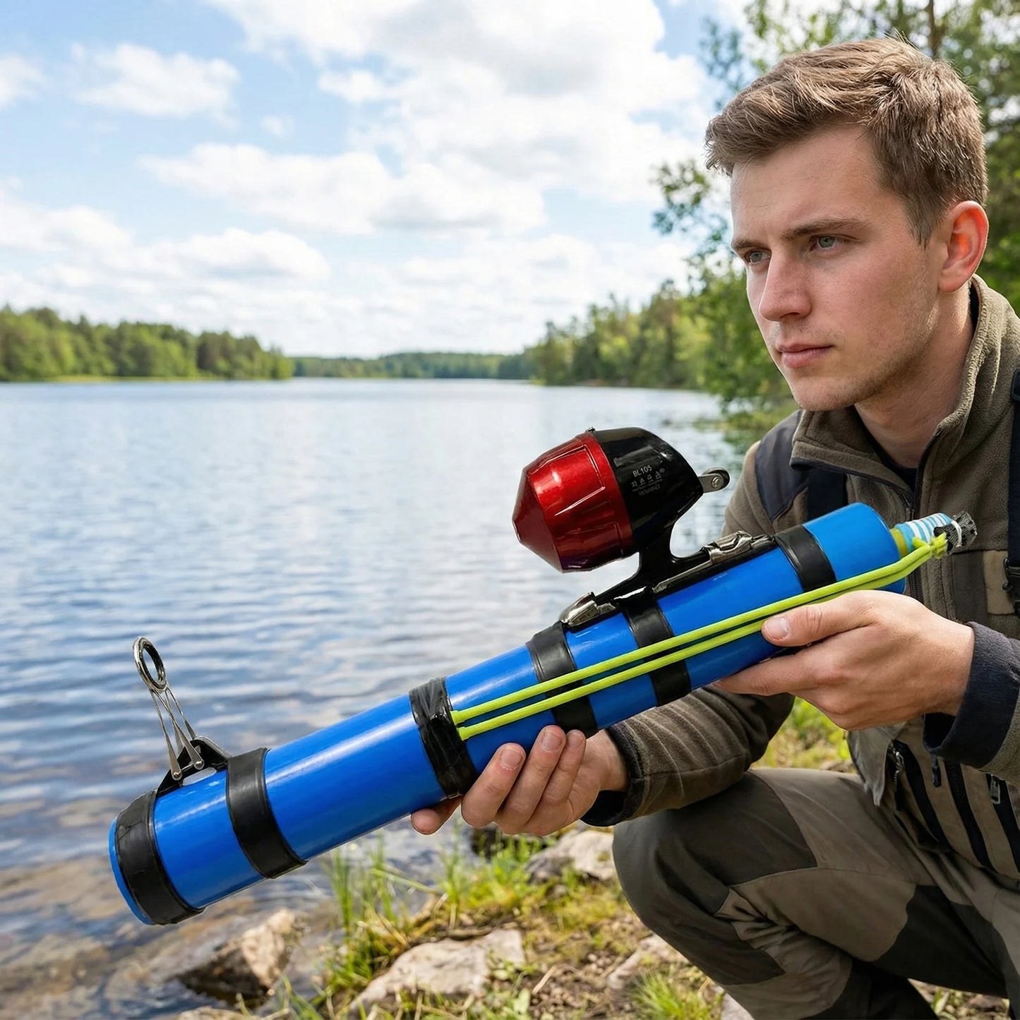 Fishing Catapult Rod with Reel Precise Lure Launcher Fishings Equipment (BL10S)