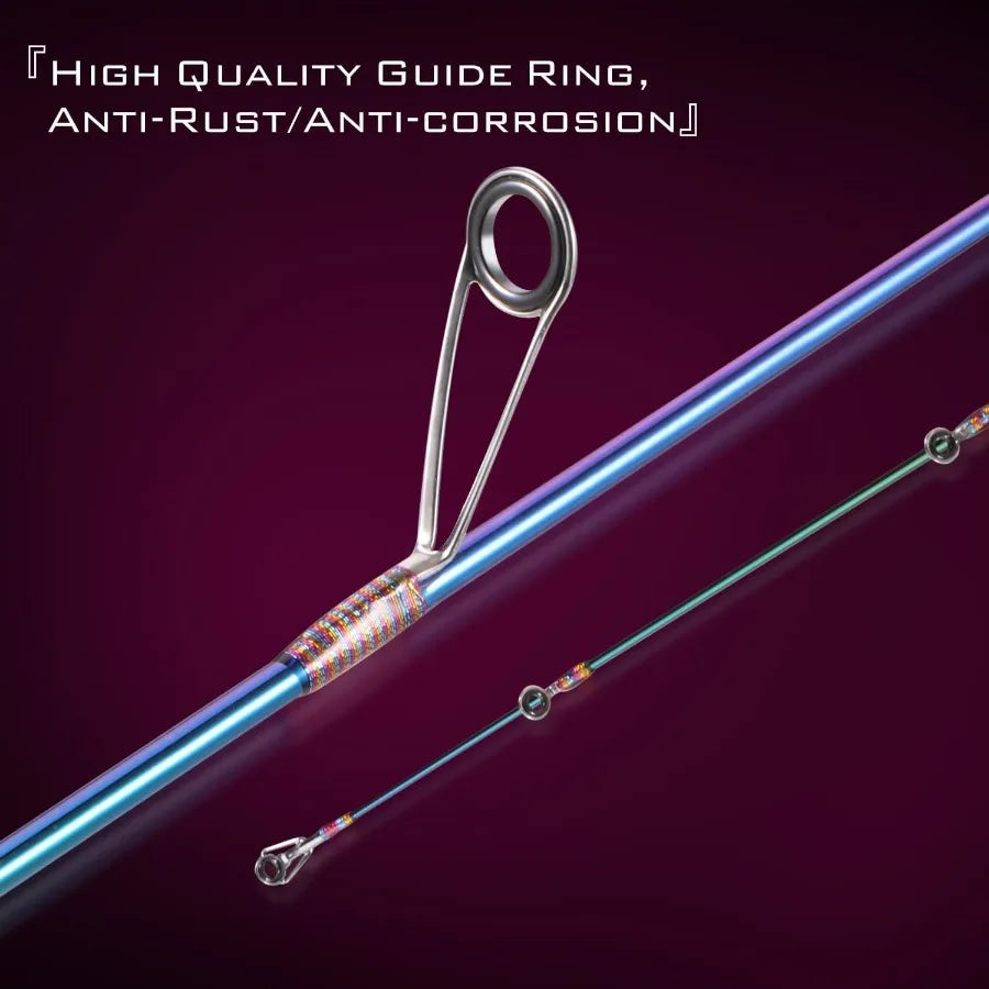 Ultralight Graphite Spinning Fishing Rod and Reel Combo
 2Piece