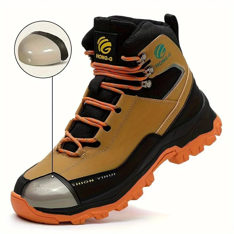 Safety  Steel Toe Boots for Men Slip Resistant