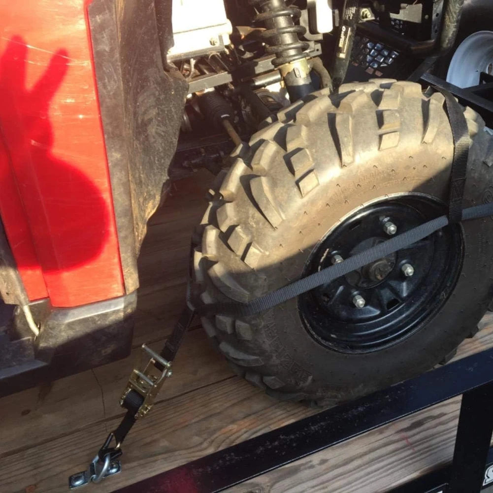 4Pcs 3/8 Truck Bed-trailer -RV Anchors Steel D-Ring Tie Down Anchor 2400LBS