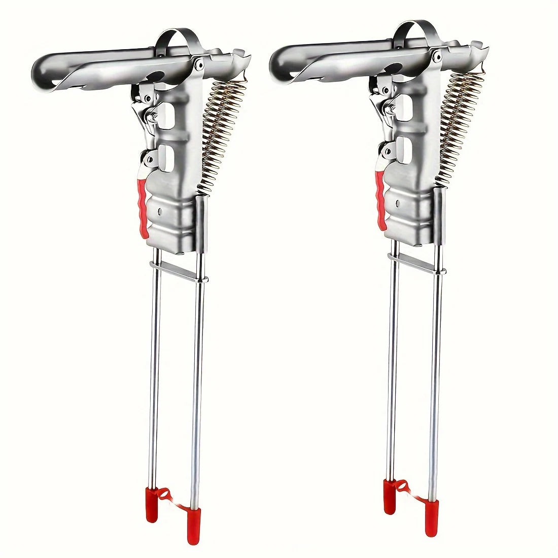 Automatic Spring Fishing Rod Holder, Adjustable Folding Stainless Steel, Ideal for Hands-Free Ground Fishing