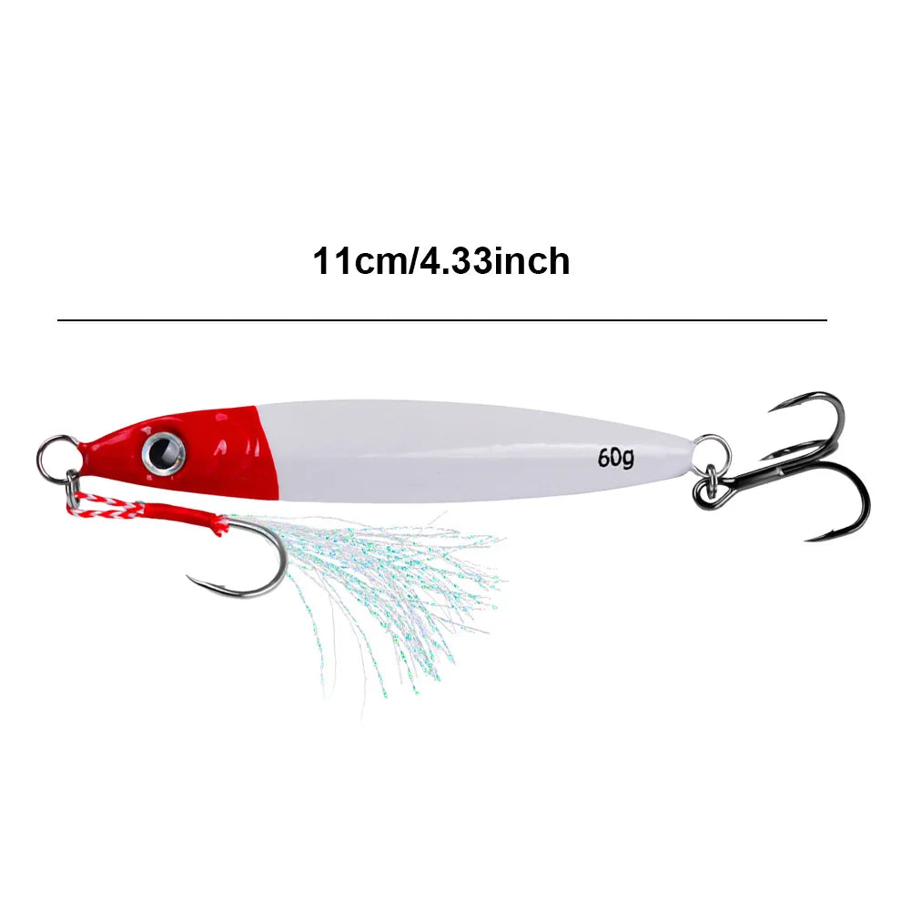 11cm/60g Metal Jig Fishing Lure  Bait Bass Fishing Bait Trout Jigging Lure
