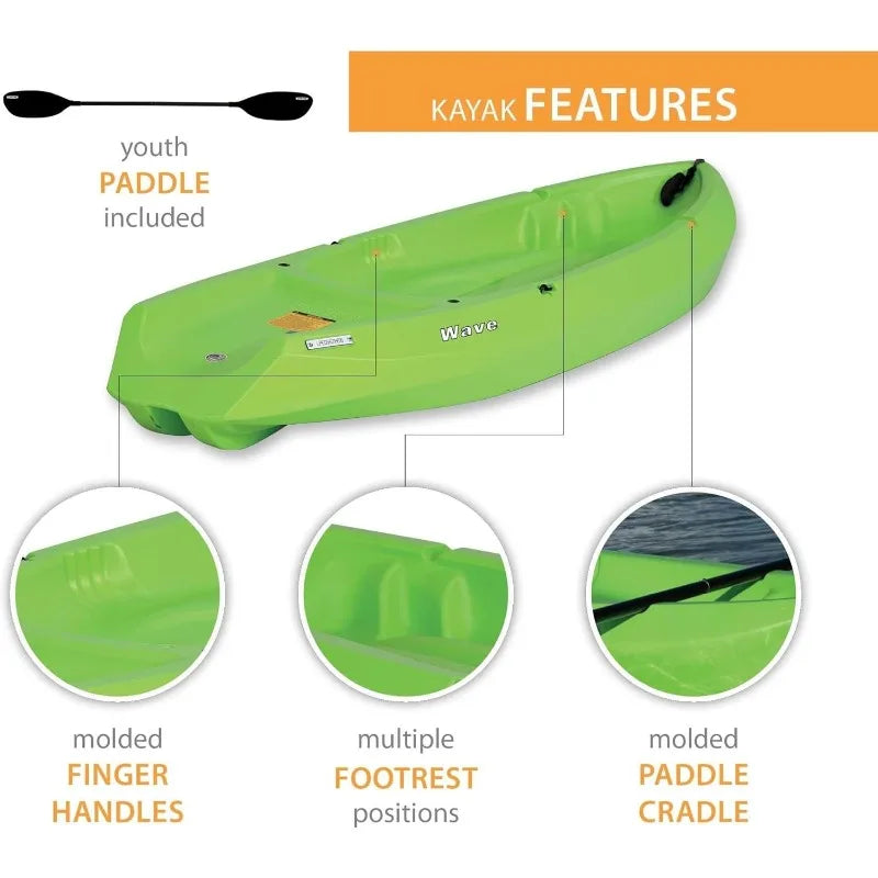 6 Feet Wave Kayak with Paddle