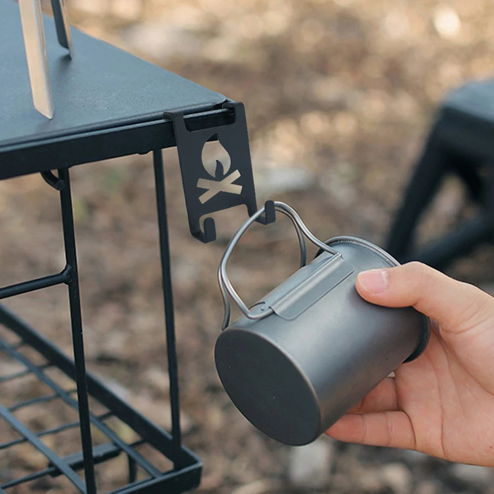 Butane Gas Tank Hanger Clip Stainless Steel Camping Table  for Outdoor Camping
