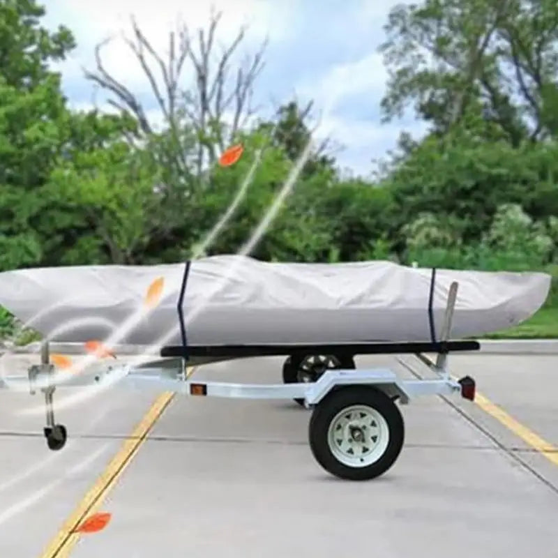 Kayak Cover With Zipper Canoe  For Storage Kayak Boat Organization Cover Heavy Duty Oxford Cloth Sun