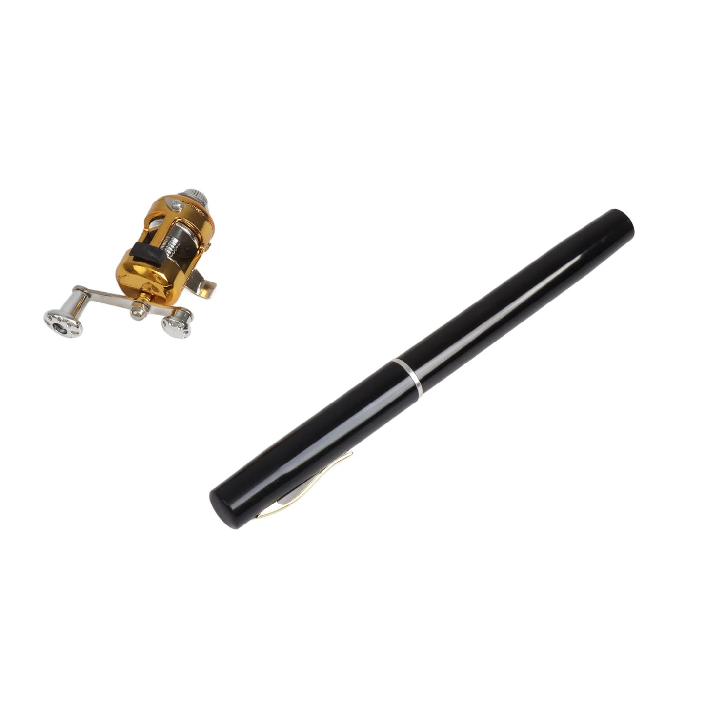 Fishing Rod Reel Combo Set Mini Telescopic Portable Pocket Pen Fishing Rod Pole  Fishing Line Soft Lures Baits Jig Hooks