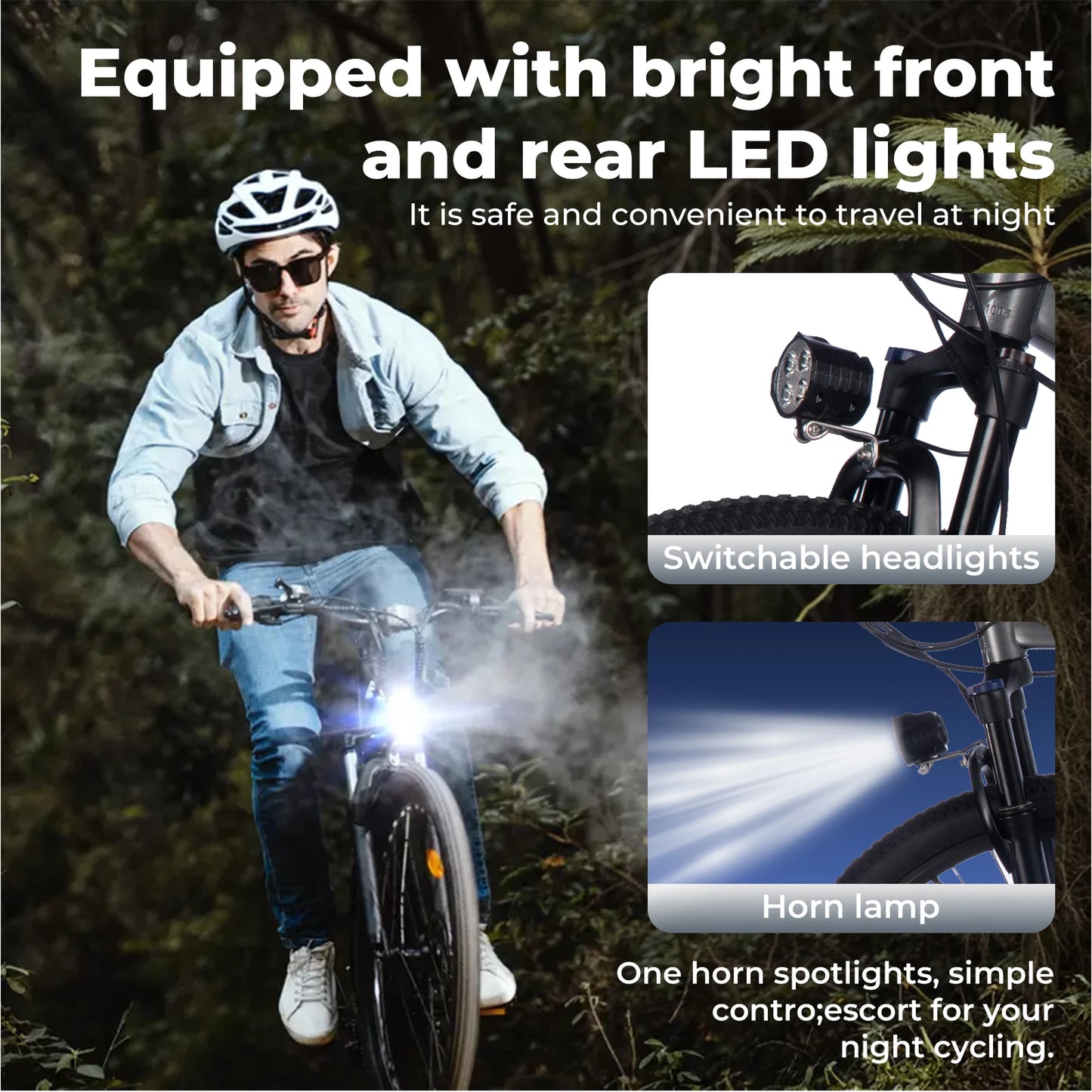 【1 Year Warranty】Terrosor Electric Bike,26" Fat Tire Ebike for Adults,350W Peak,Electric Mountain Bike,19.9mph,E bike UL2849