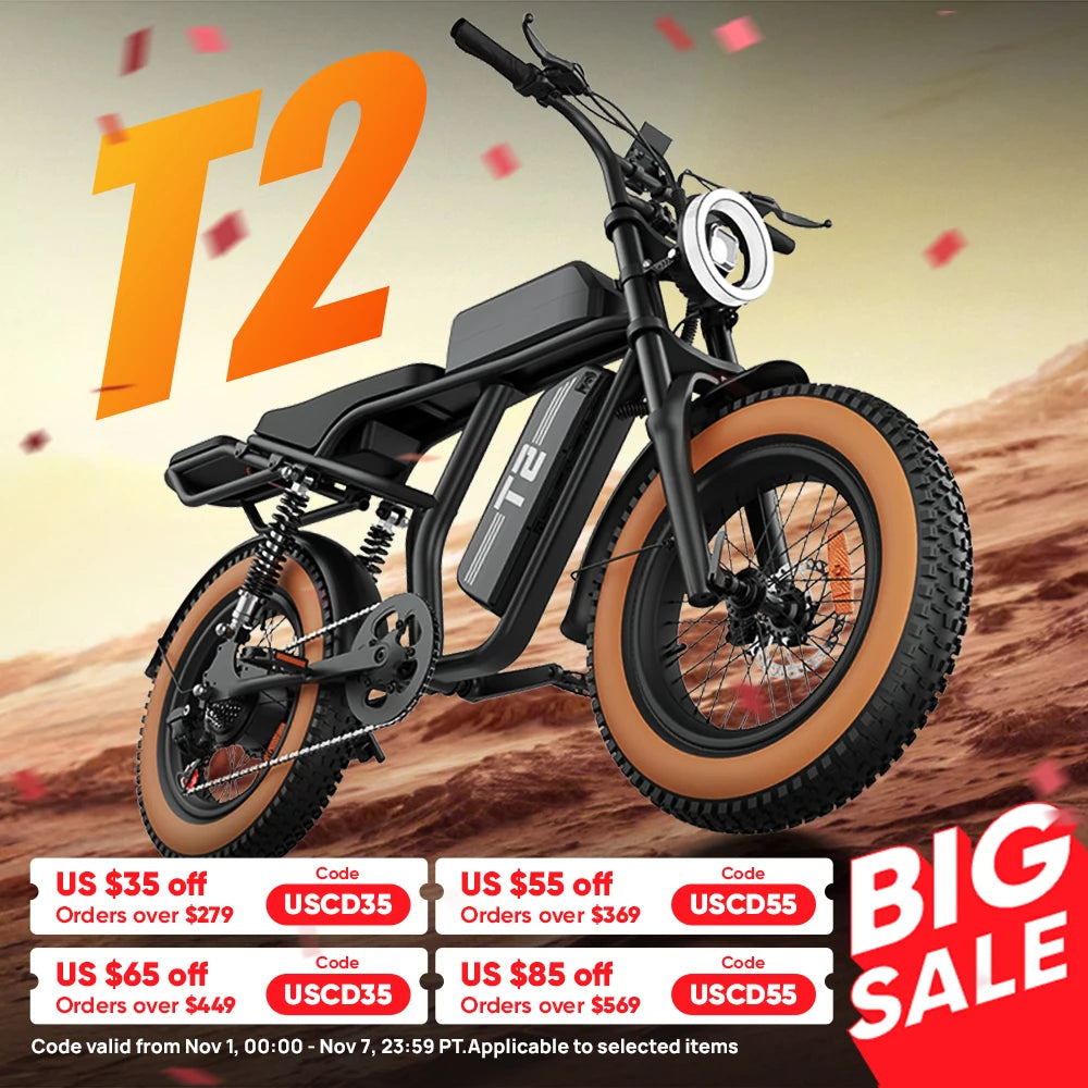 1500W Peak Electric Mountain Bike 48V 15.6Ah Removable Battery 28MPH 100 Mile Range 20X4"