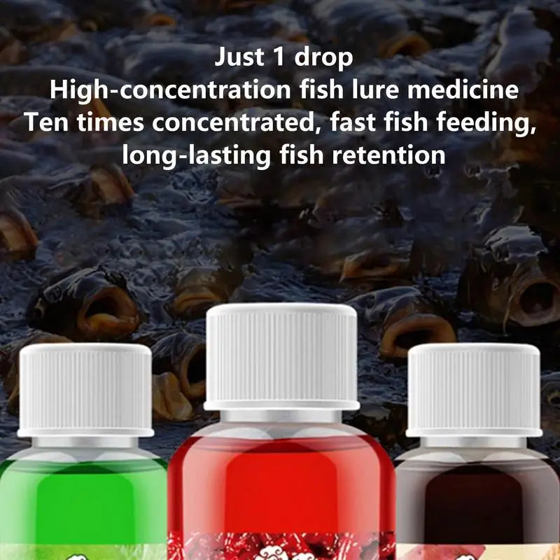Fish Attractant Liquid 60ml High Concentration Fish Lures  Fishing Bait Additive