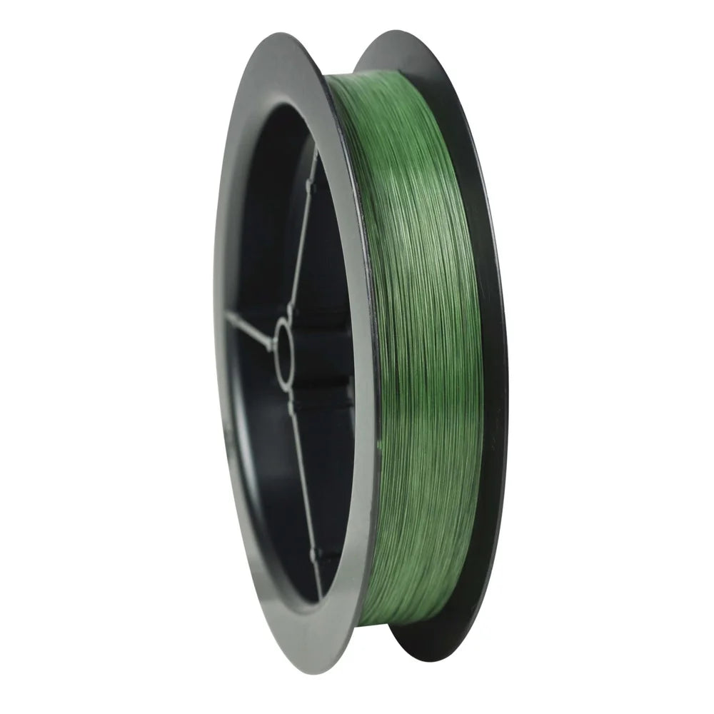 High Strength Dyneema Fishing Line 20lb Test 110yd Moss Green Braided Line