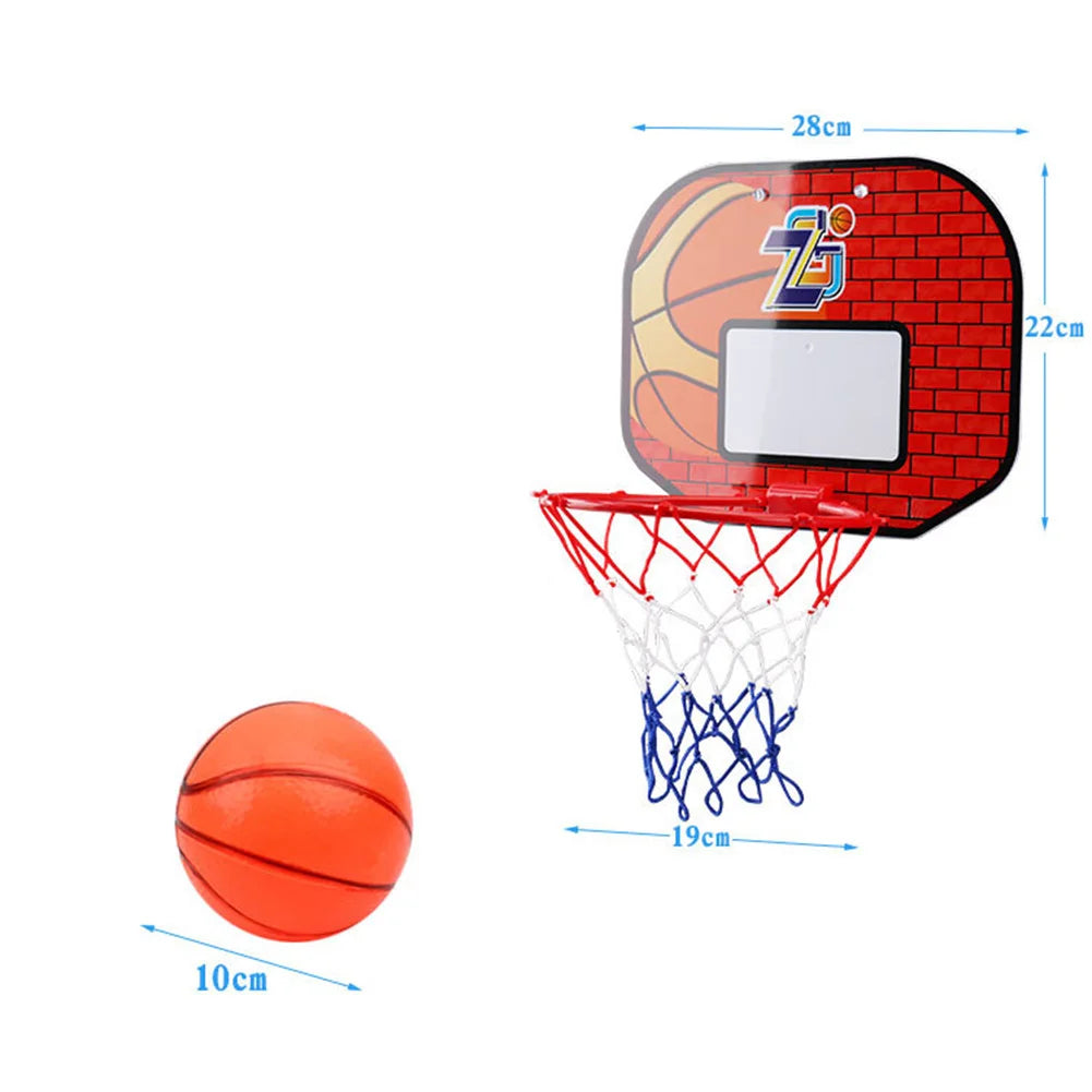 Kids Mini Basketball Hoop With Electronic Scoreboard Ball Sport Backboard Outdoor Indoor