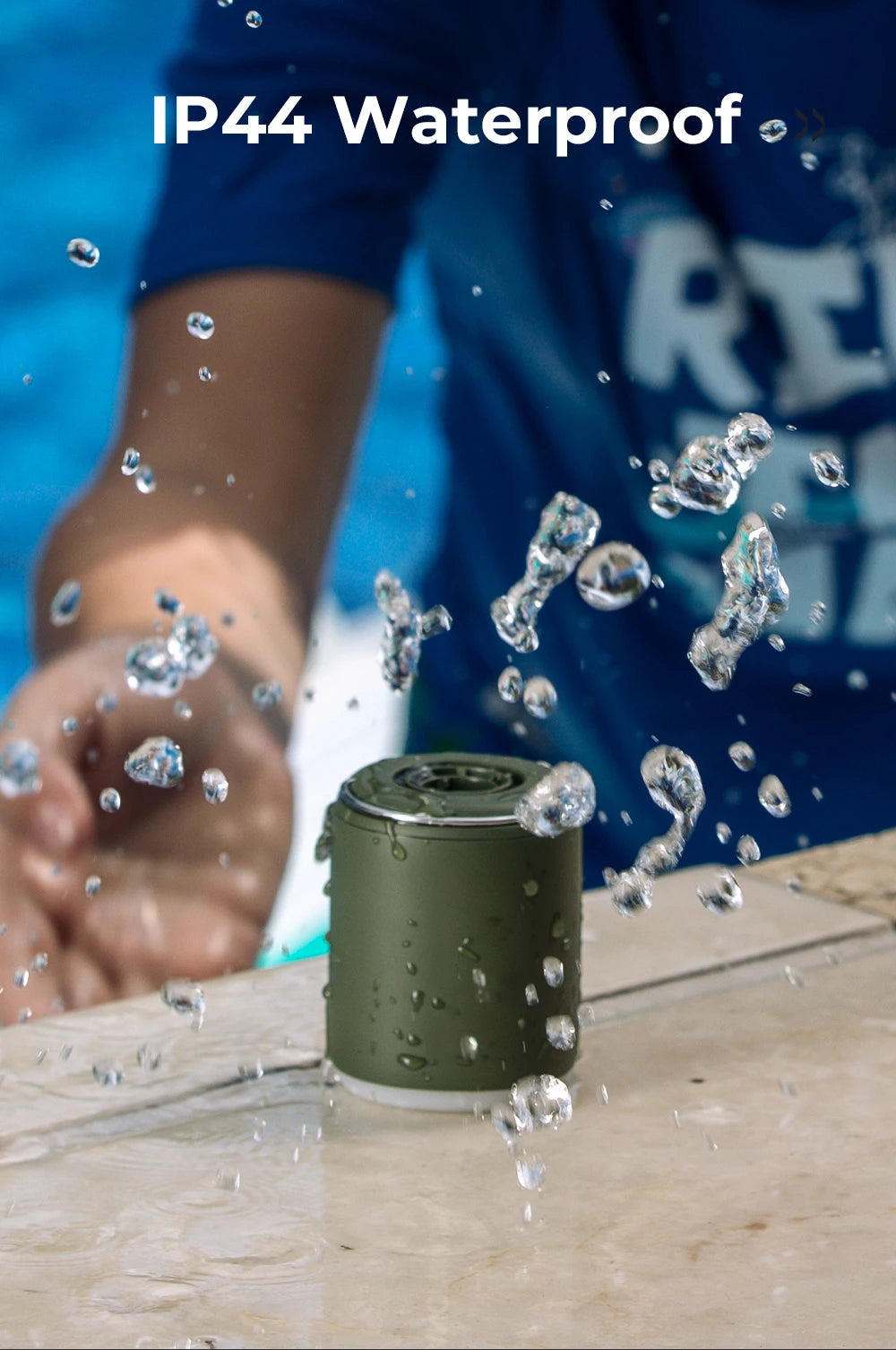 WESTTUNE Tiny Air Pump with Camping Lantern 4.5kPa Air Pump with Magnetic Design for Inflatable Air Mattress Sleeping Pads