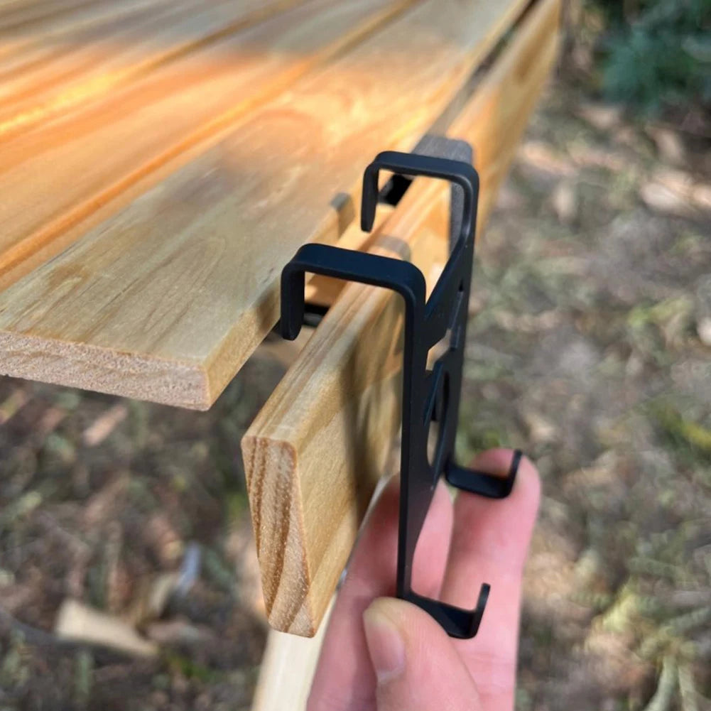 Butane Gas Tank Hanger Clip Stainless Steel Camping Table  for Outdoor Camping