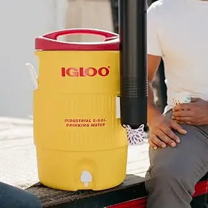 Igloo Cooler Water Beverage Dispenser, 10 Gallon Water Cooler,Insulated Drink Dispenser with Spout,Portable Handwashing Stations