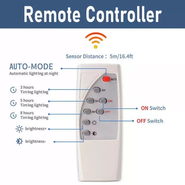 300W LED Solar  Lights Outdoor Flood Lamps Waterproof Spotlight Emergency Lighting Dusk To Dawn Wall Light For Yard Garden