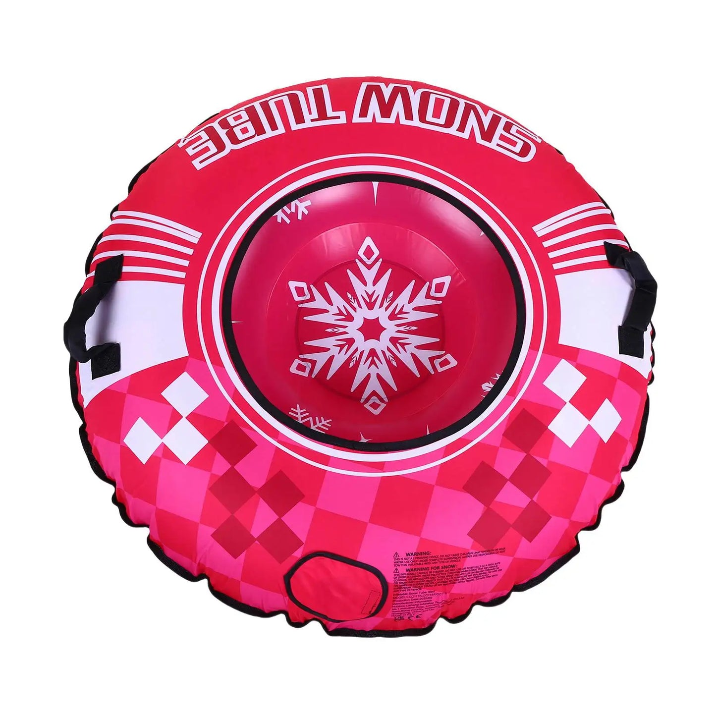 43inch Snow Tube  Red Cold Proof Thickened PVC Inflatable Snow Sled