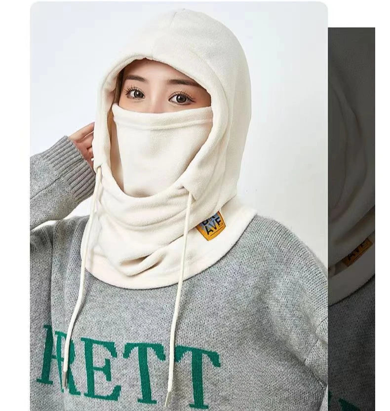 Winter Warm Hat with Mask and Neck Warmer 3-in-1 Windproof Balaclava  Cycling Cold Weather Protection
