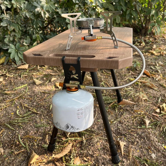 Butane Gas Tank Hanger Clip Stainless Steel Camping Table  for Outdoor Camping