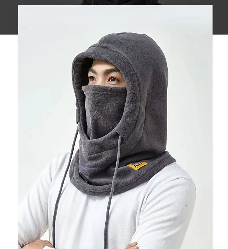Winter Warm Hat with Mask and Neck Warmer 3-in-1 Windproof Balaclava  Cycling Cold Weather Protection