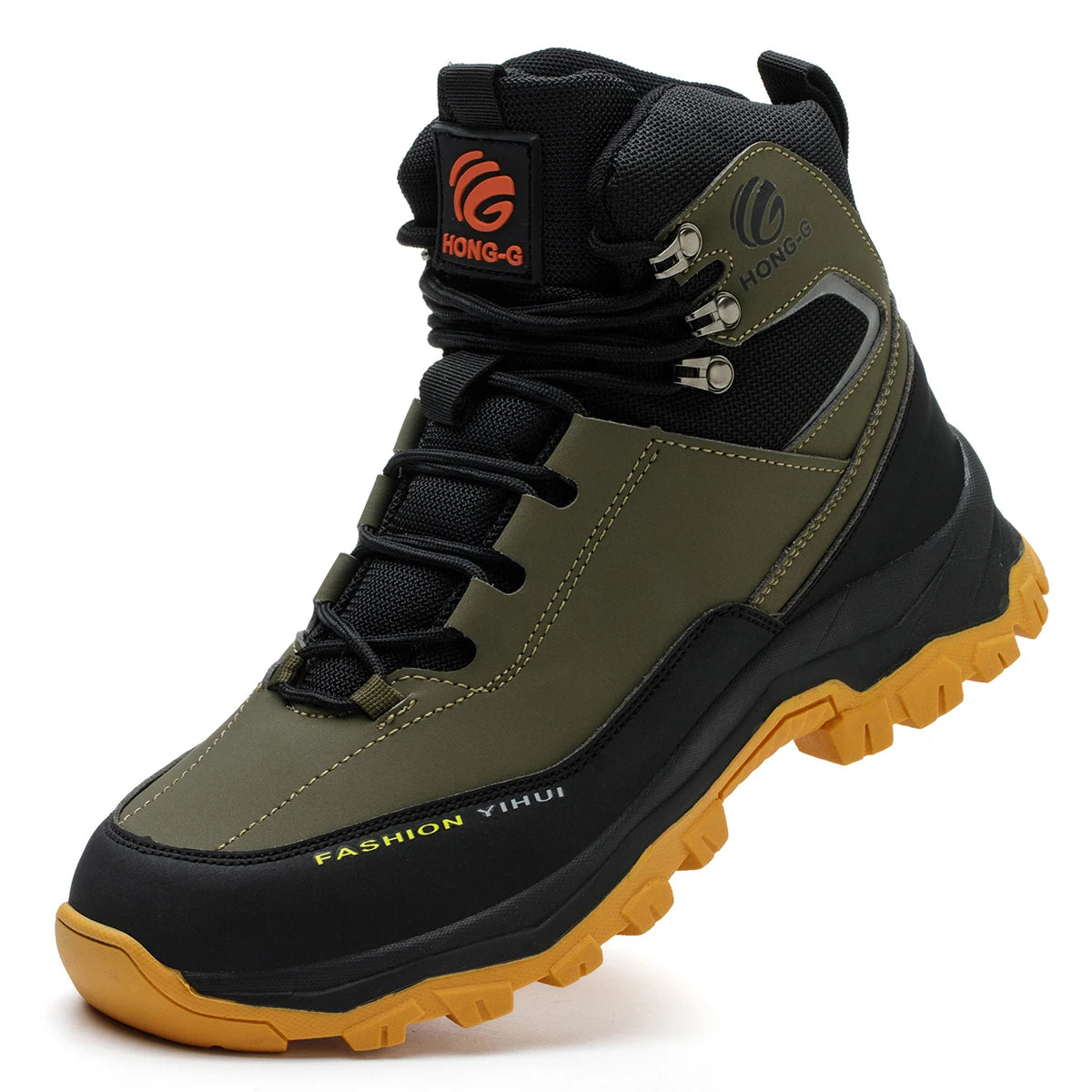 Safety  Steel Toe Boots for Men Slip Resistant
