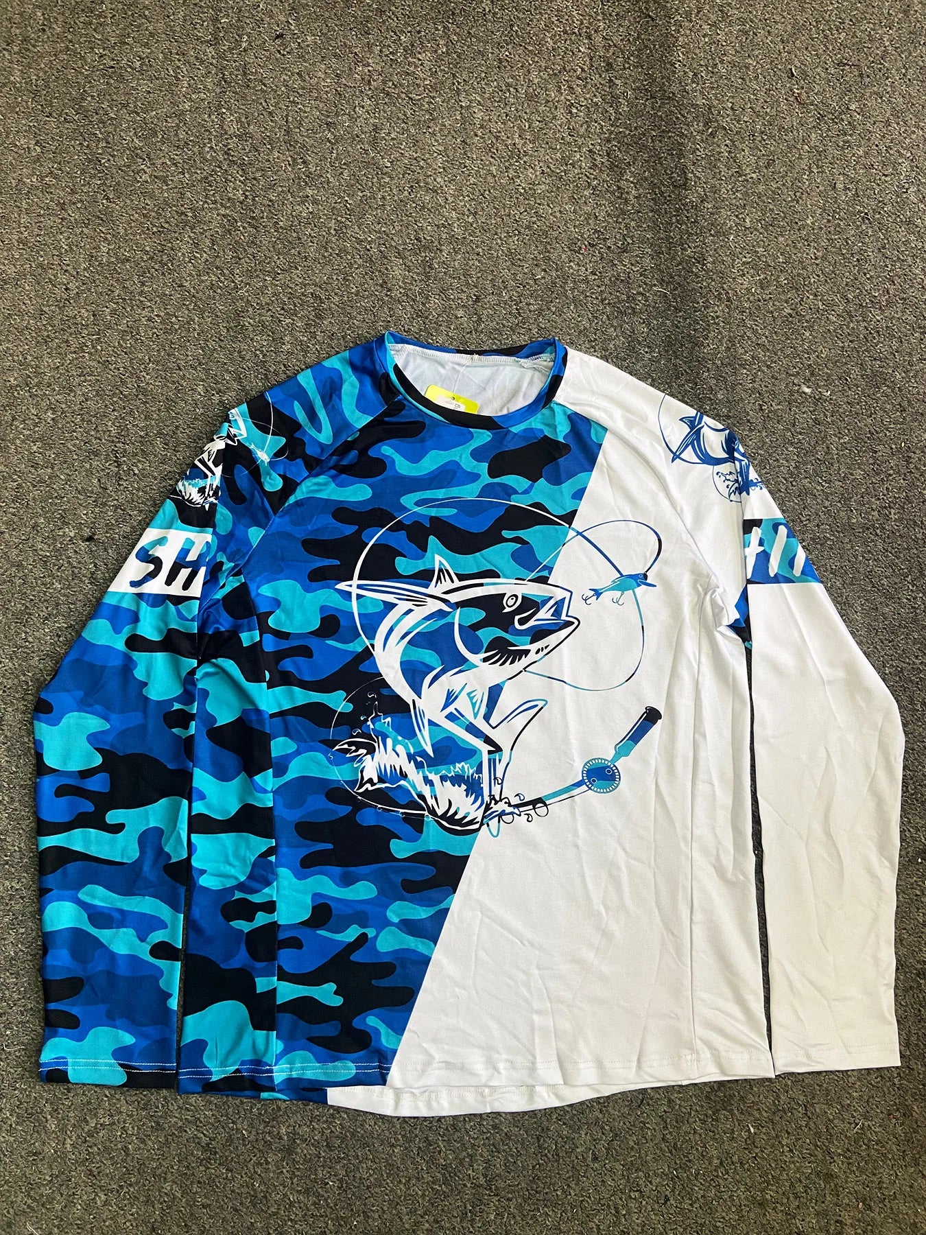 Fishing Wear Sailing Shirt Men Long Sleeve Sun Protection