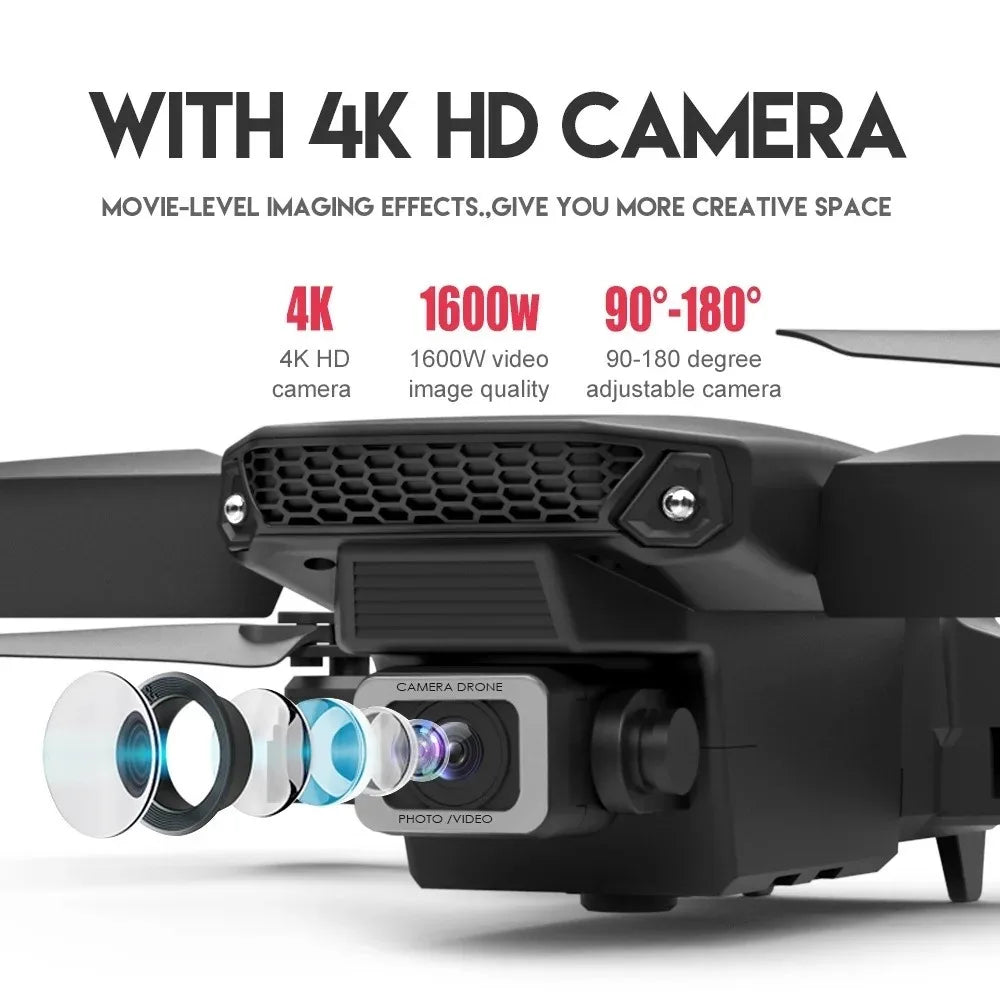 RC Drone 4K Professinal With 3 Battery 1080P Wide Angle HD Camera 


Height Hold Gift Toy