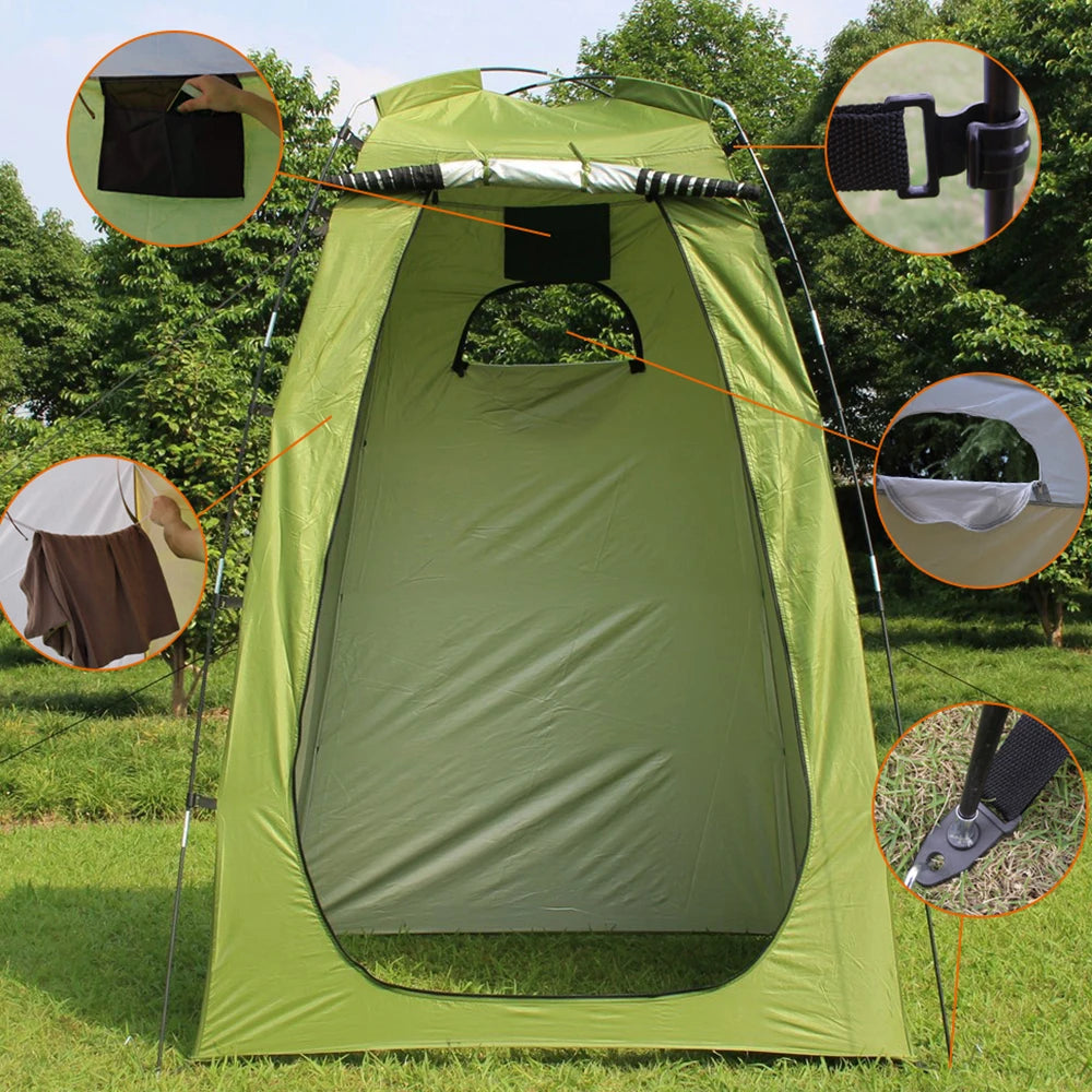 6FCamping Tent for  Camping Toilet Shower