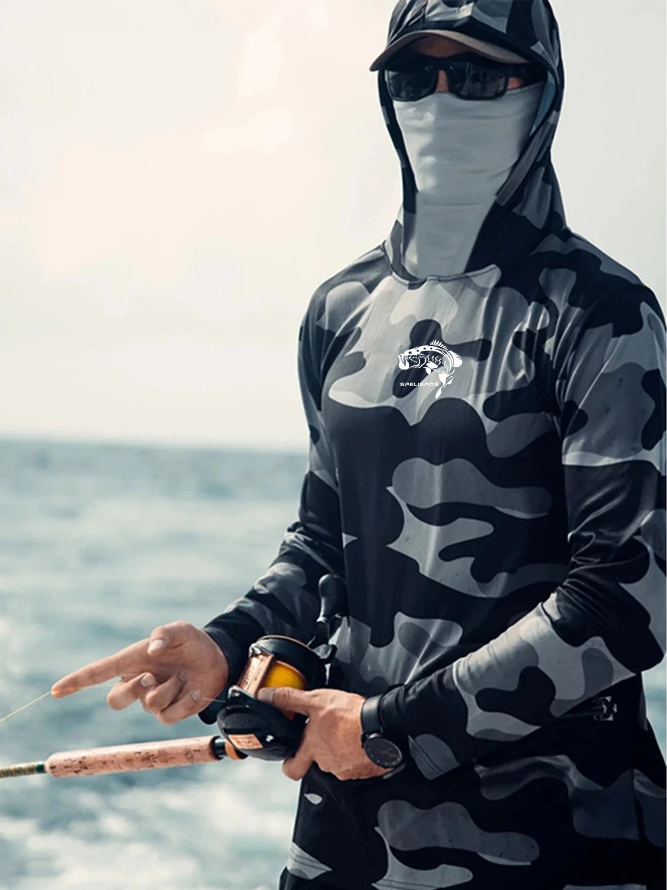 Fishing Hoodie Long Sleeve Sun Protection