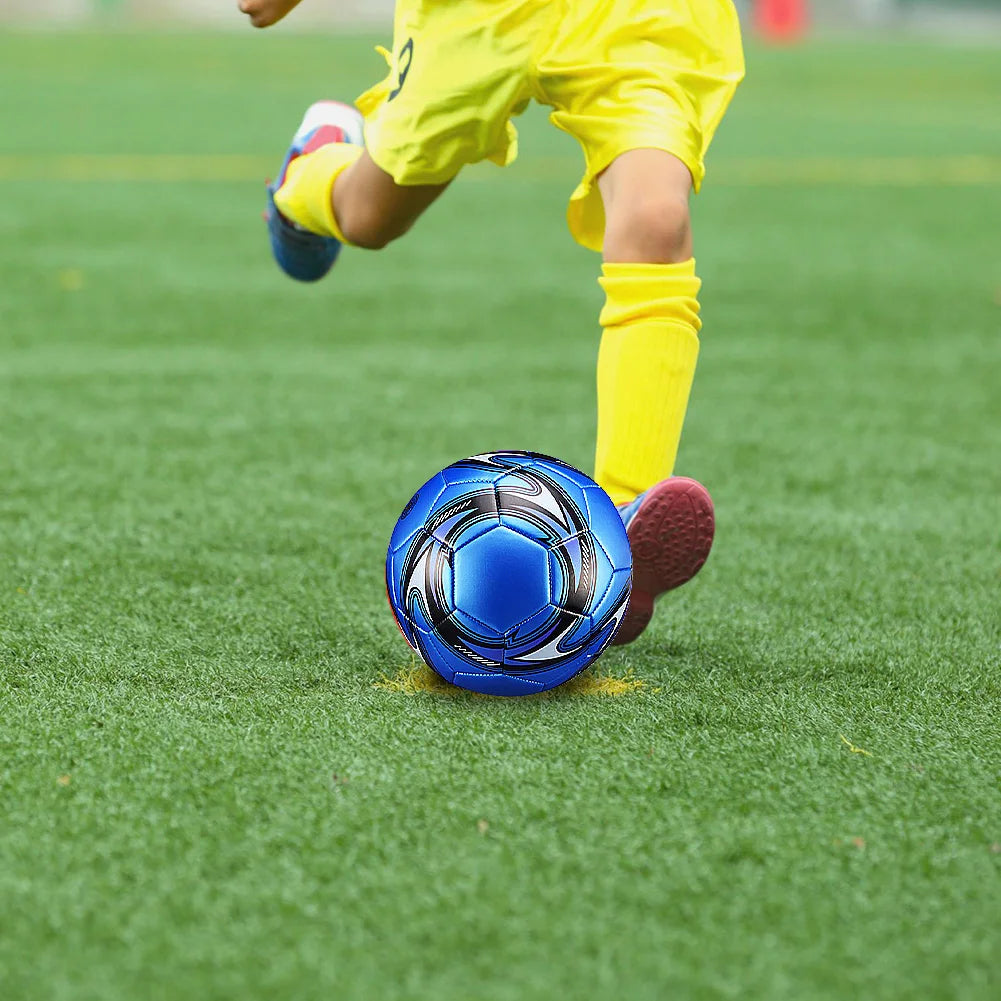 Size 5 Machine Stitched Waterproof Seamless Soccer Ball PVC Inflatable Sports Ball