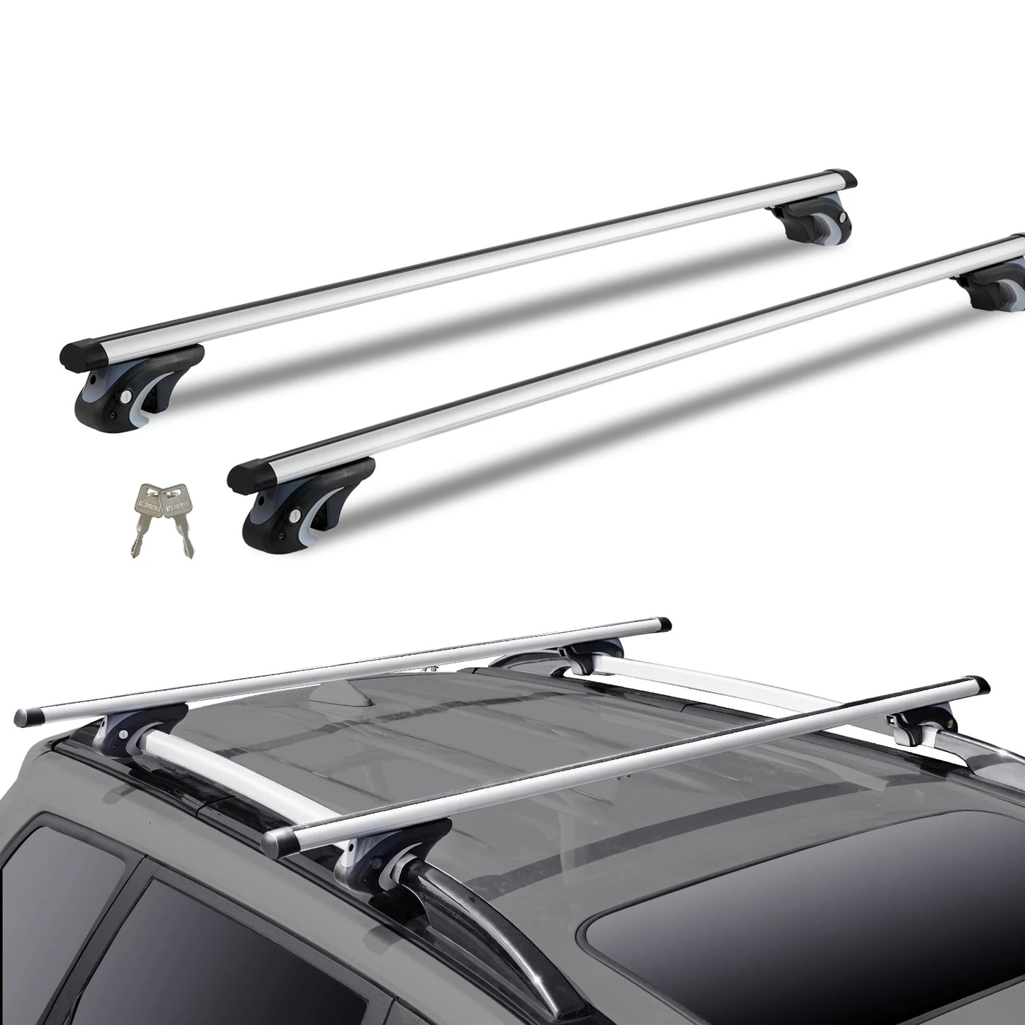 Roof Rack CrossBar Adjustable Aliuminum Roof Rail