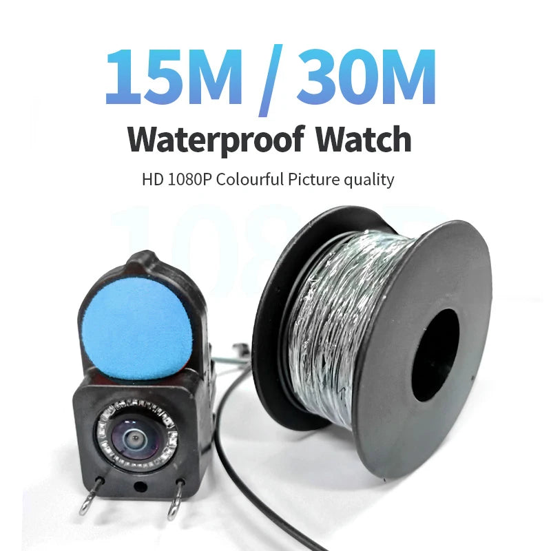 Portable Underwater Fishing Camera with 4.3" LCD Monitor Infrared Night Vision Waterproof