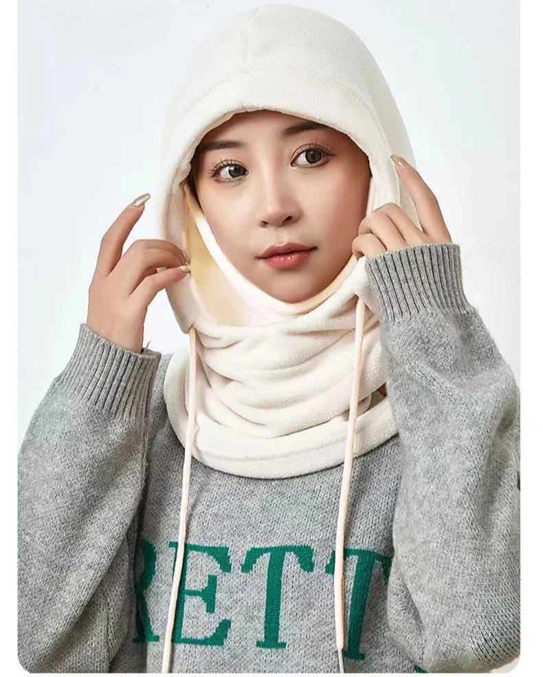 Winter Warm Hat with Mask and Neck Warmer 3-in-1 Windproof Balaclava  Cycling Cold Weather Protection