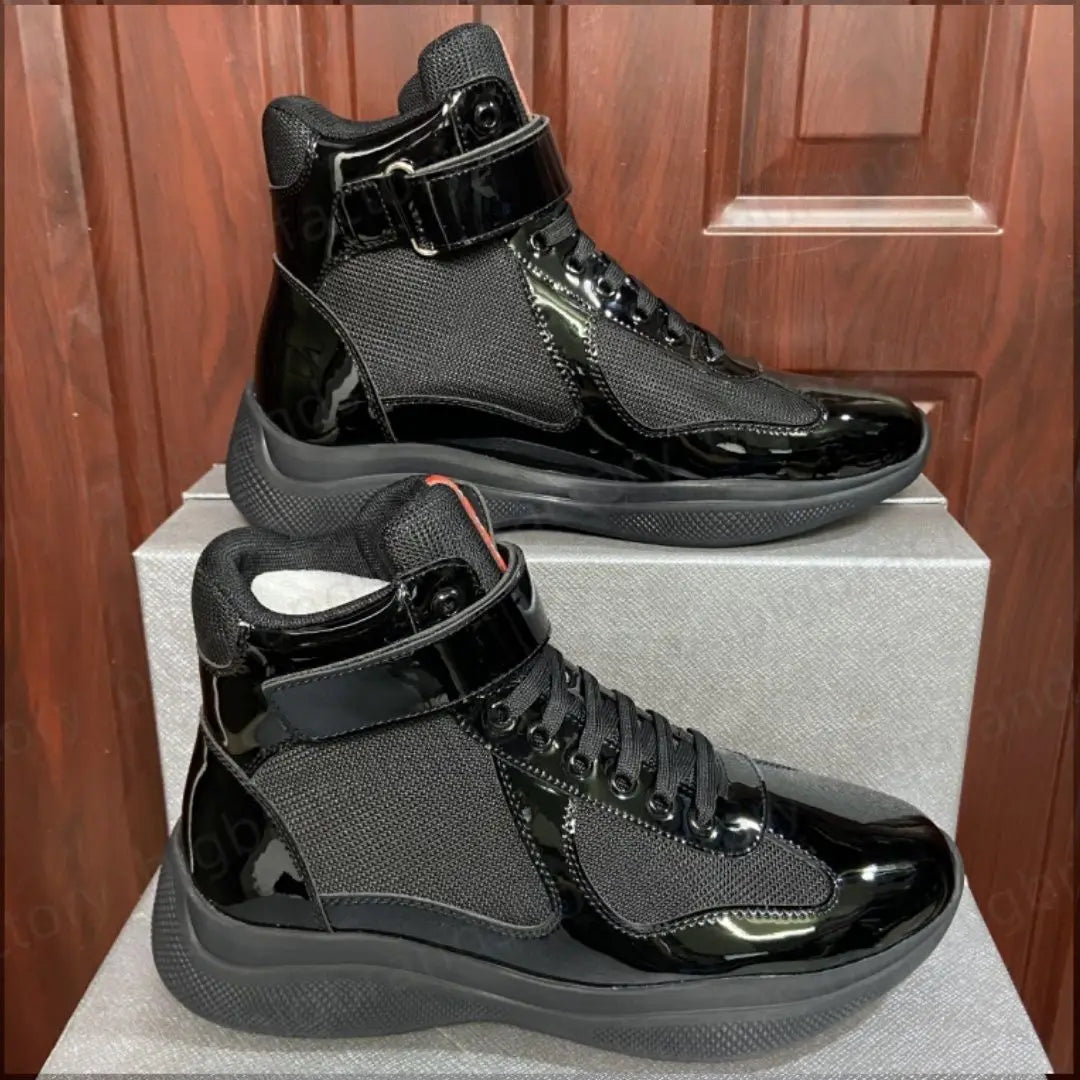 New Casual High End Board Shoes Mesh Breathable Fashion Men's Shoes  High Top Couple Shoes